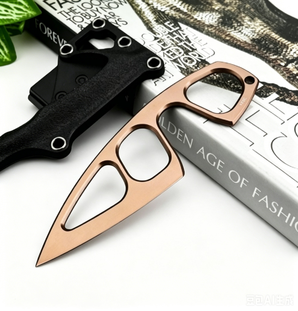 Edc Fixed Blade Deep Carry - High Hardness Neck Knife 440C Blade