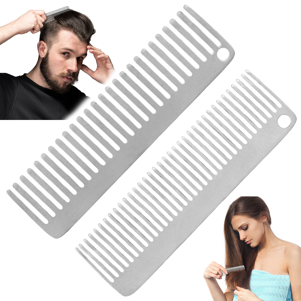 Comb Pocket Titanium - Portable Comb Small Titanium Comb Camping