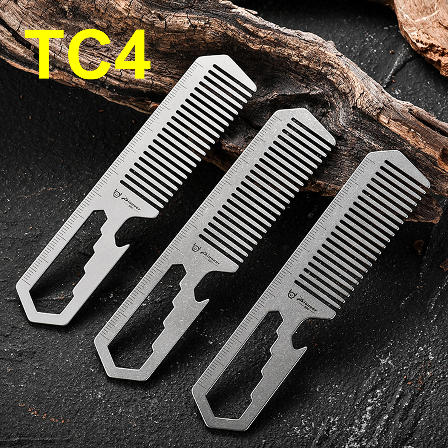 TC4 Titanium Alloy Comb, Bottl - Comb Pocket Titanium บทวิจารณ์และราคา