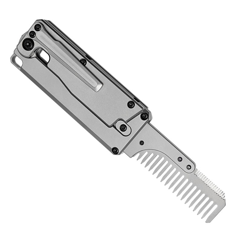 Titanium Alloy Folding Comb Re - Comb Pocket Titanium บทวิจารณ์และราคา
