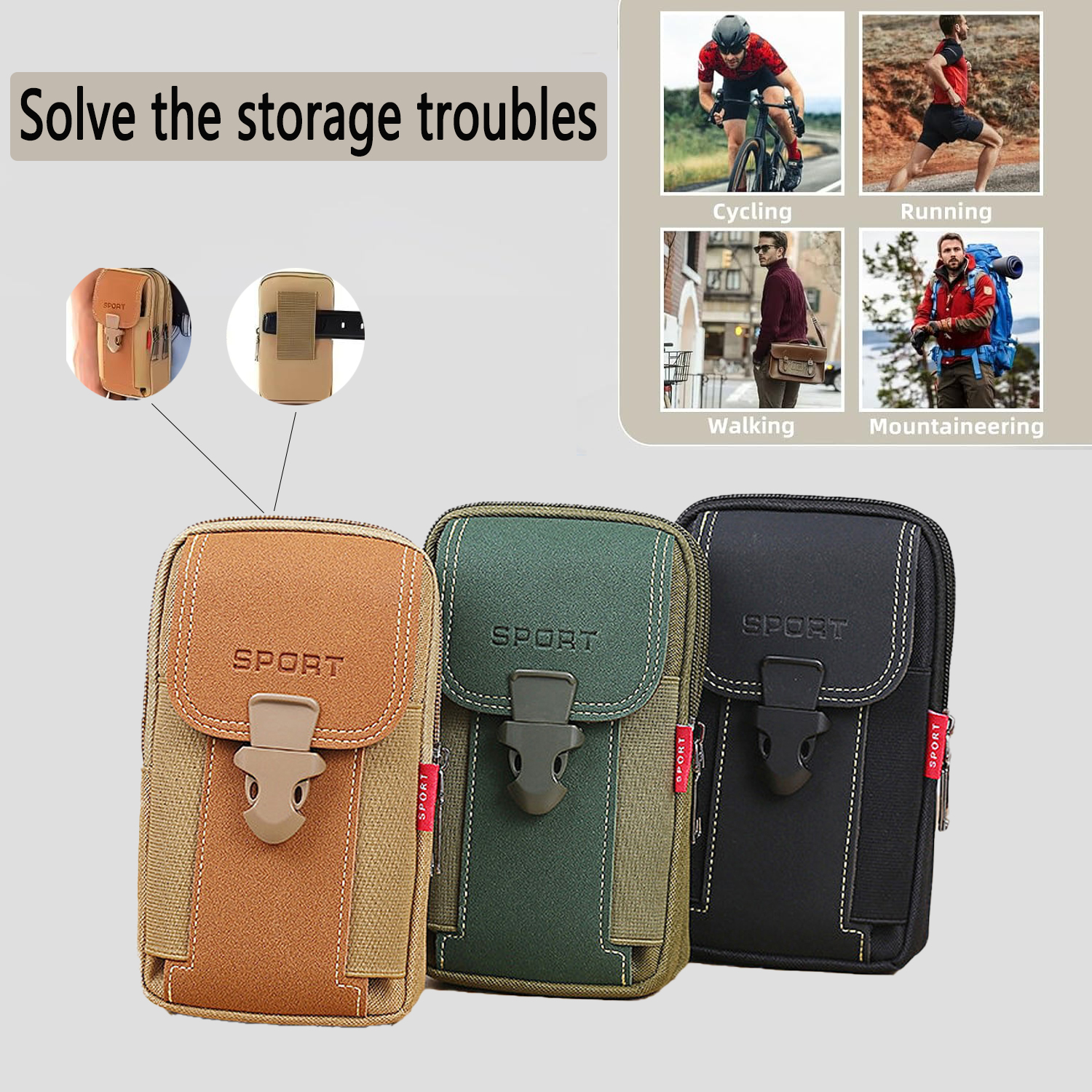 TRALOW Multi Pocket EDC Waist  - Edc Everyday Carry Gear บทวิจารณ์และราคา