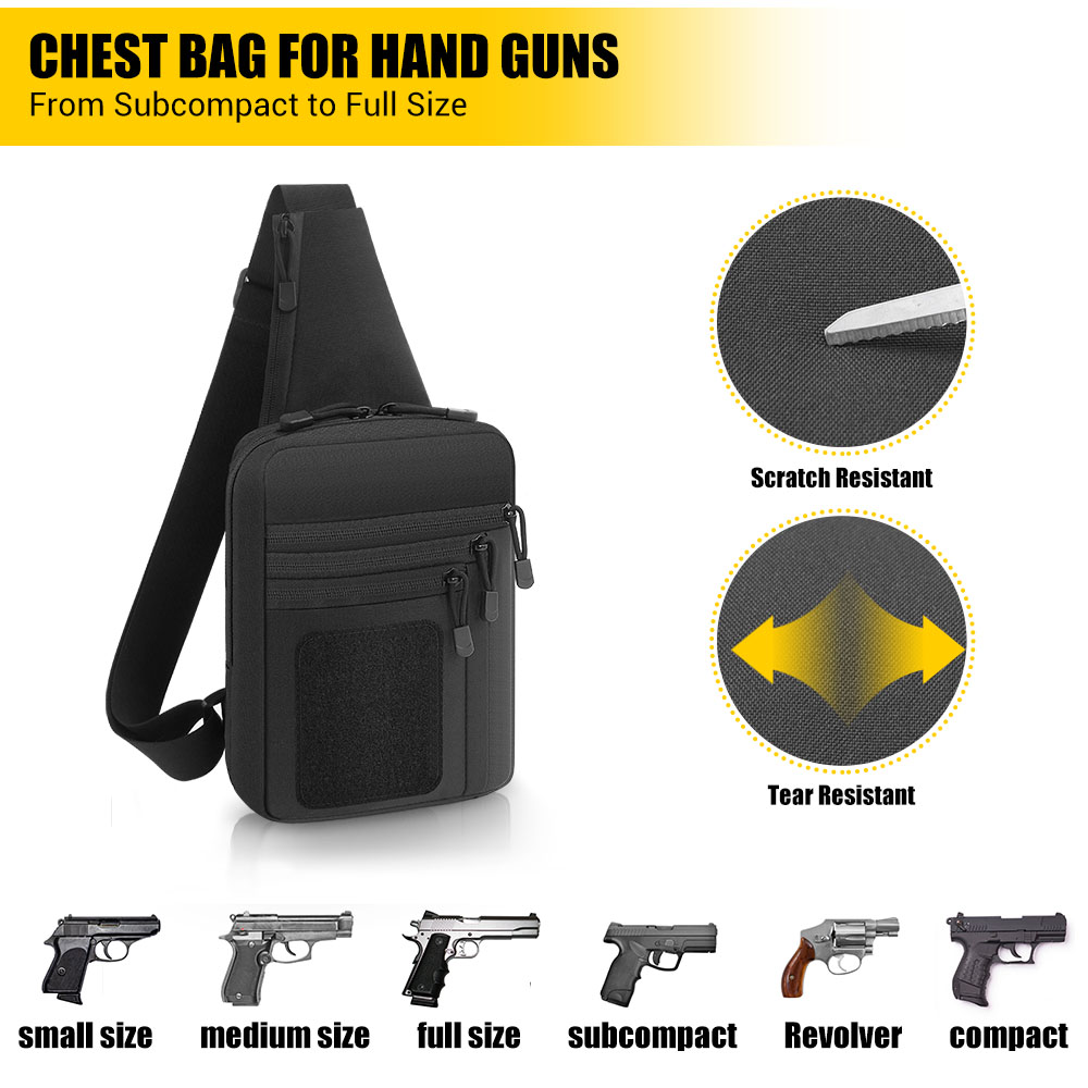 Tactical Pistol Gun Bag Concea - Edc Concealed Carry Holster บทวิจารณ์และราคา