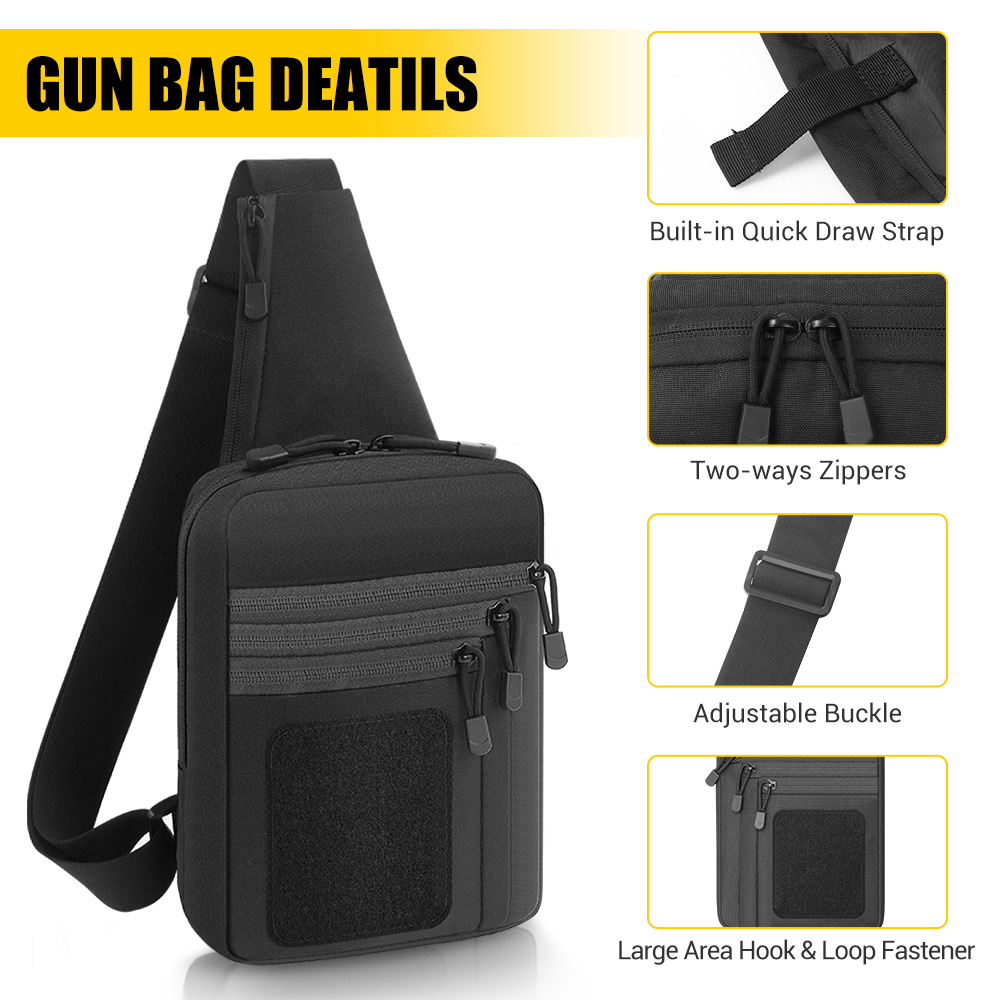 Tactical Pistol Gun Bag Concea - Edc Concealed Carry Holster บทวิจารณ์และราคา