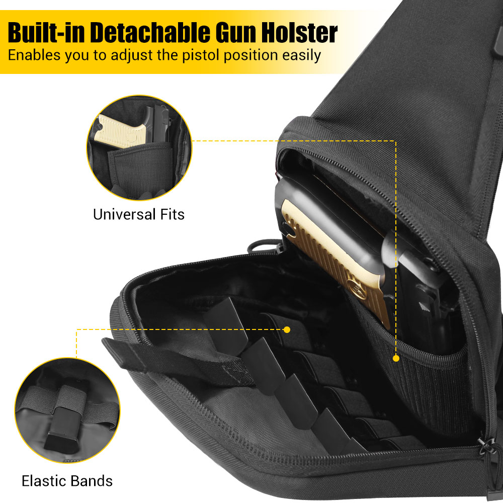 Tactical Pistol Gun Bag Concea - Edc Concealed Carry Holster บทวิจารณ์และราคา