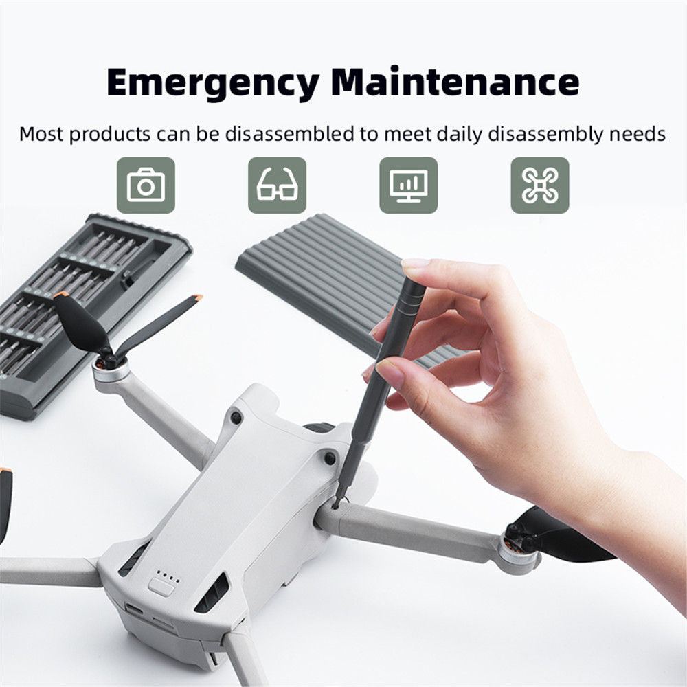 Drone Repair Tools Kit 24 in 1 - Micro Screwdriver Kit บทวิจารณ์และราคา