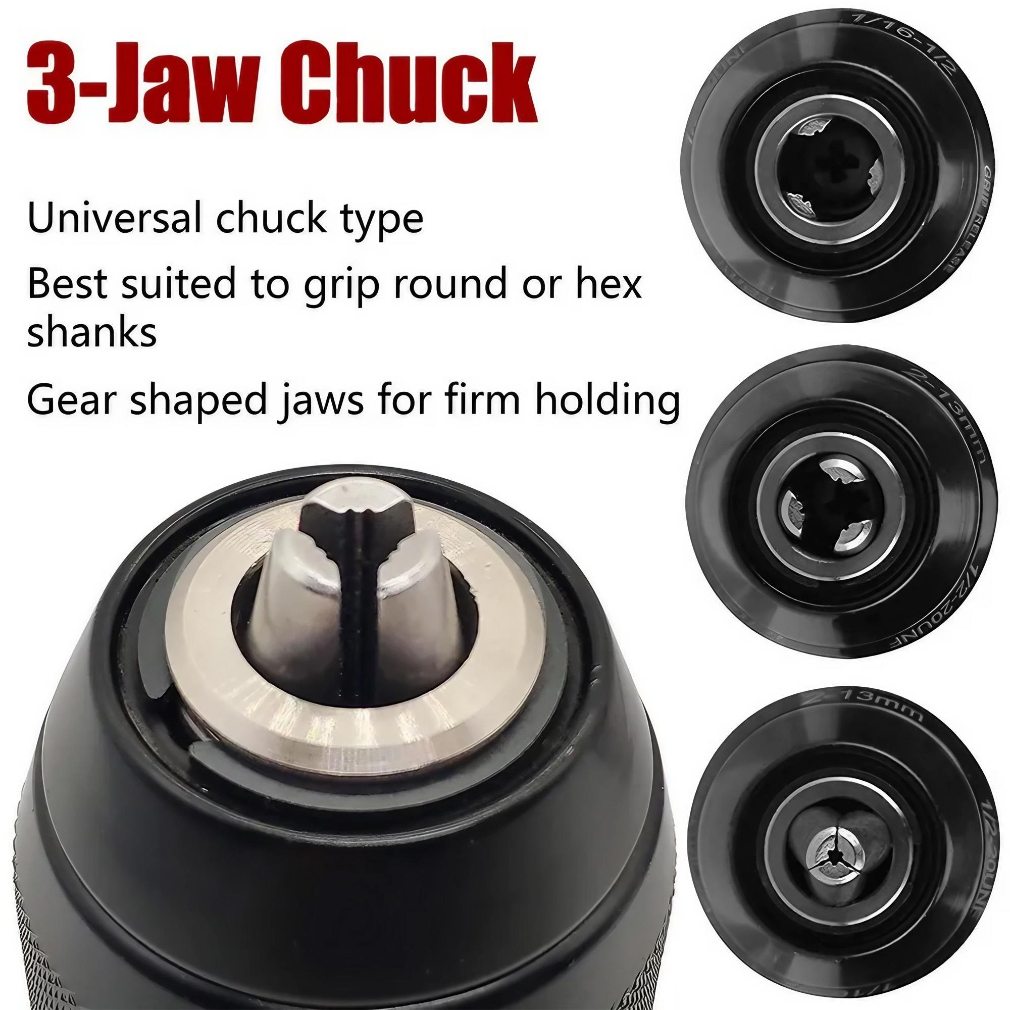 4Pcs 2-13mm Keyless Metal Dril - Micro Screwdriver Kit บทวิจารณ์และราคา