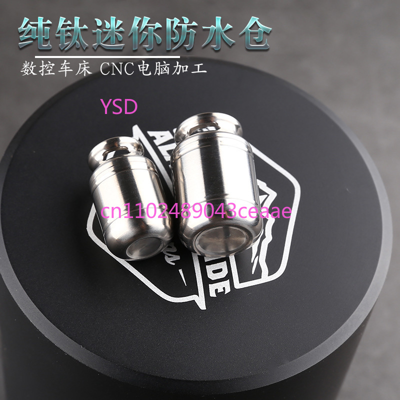 Mini Titanium Waterproof Pill  - Edc Pill Carry บทวิจารณ์และราคา