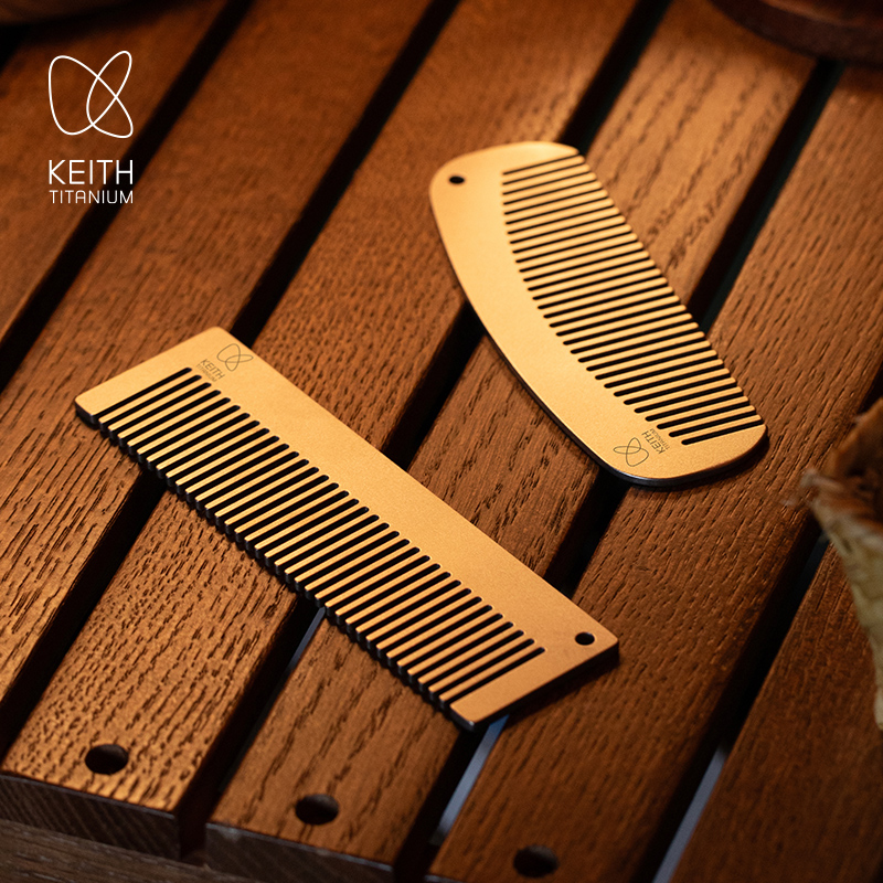 KEITH Titanium Purse Comb for  - Comb Pocket Titanium บทวิจารณ์และราคา