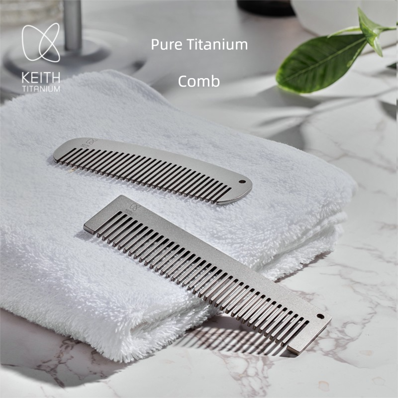 KEITH Titanium Purse Comb for  - Comb Pocket Titanium บทวิจารณ์และราคา