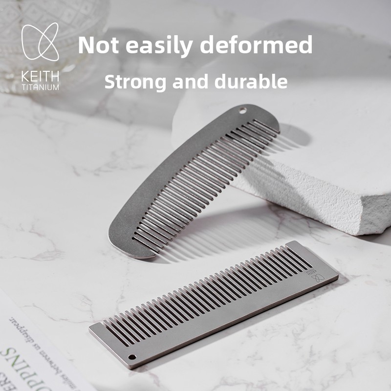 KEITH Titanium Purse Comb for  - Comb Pocket Titanium บทวิจารณ์และราคา