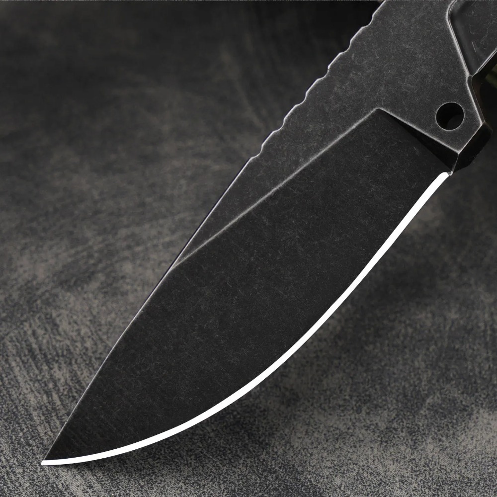 EDC Knife Neck Knife D2 Blade  - Edc Fixed Blade Deep Carry บทวิจารณ์และราคา