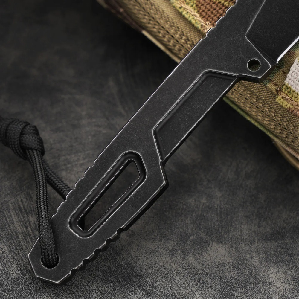 EDC Knife Neck Knife D2 Blade  - Edc Fixed Blade Deep Carry บทวิจารณ์และราคา