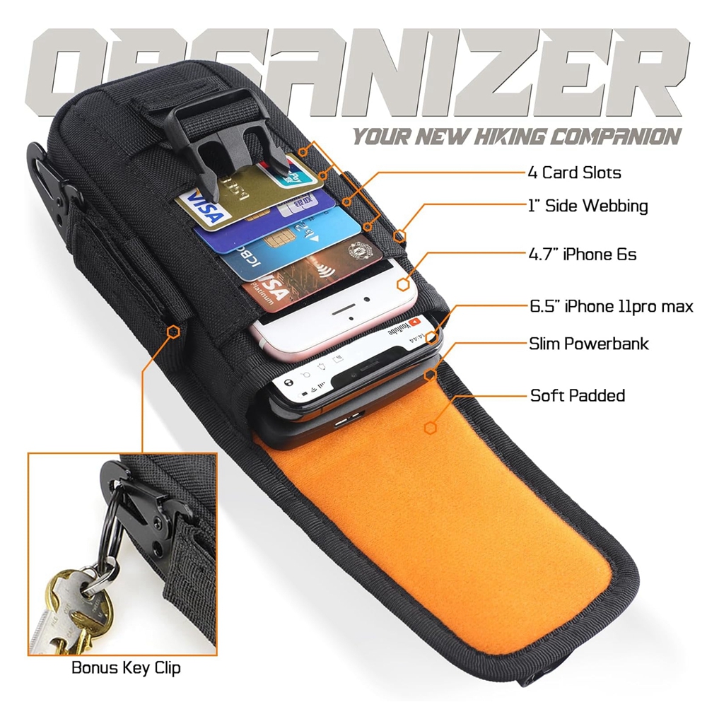 Tactical Phone Pouch Molle,Sma - Edc Carry Pocket บทวิจารณ์และราคา
