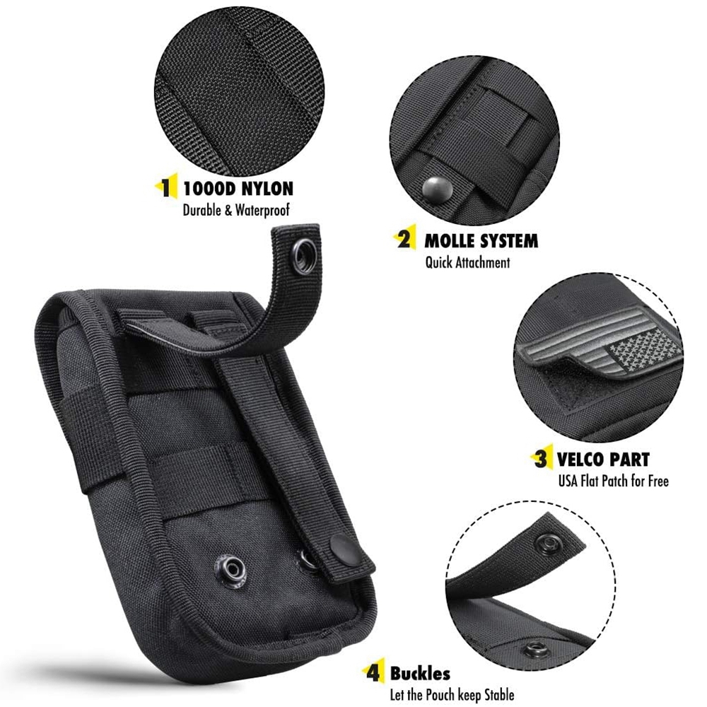 Tactical Phone Pouch Molle,Sma - Edc Carry Pocket บทวิจารณ์และราคา