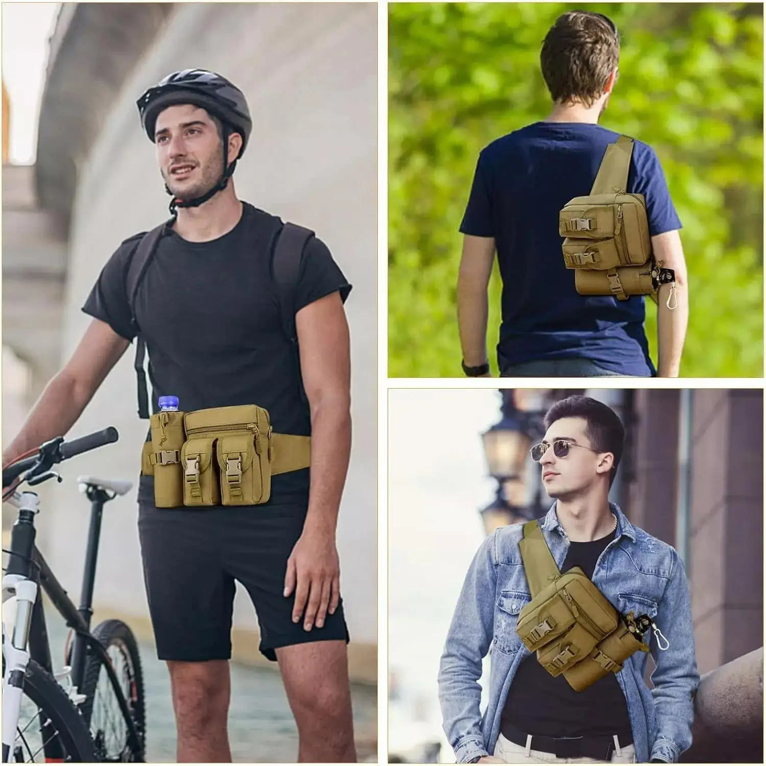 Tactical Fanny Pack for Men Co - Edc Concealed Carry Holster บทวิจารณ์และราคา