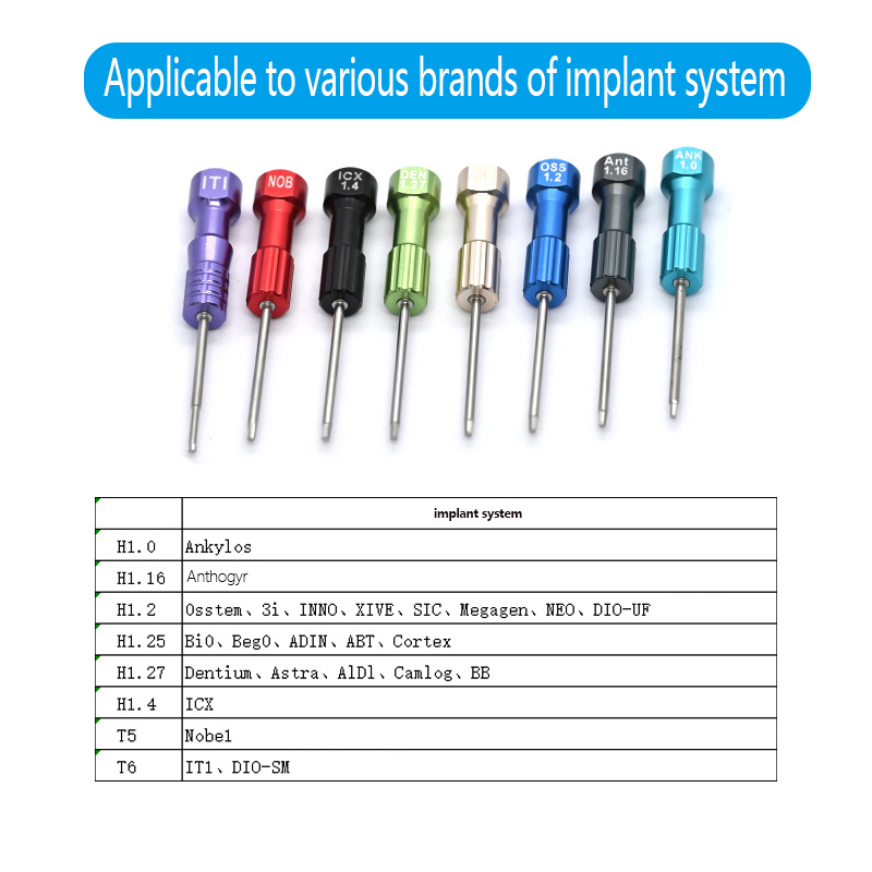 Dental Implant Screwdriver Den - Micro Screwdriver Kit บทวิจารณ์และราคา