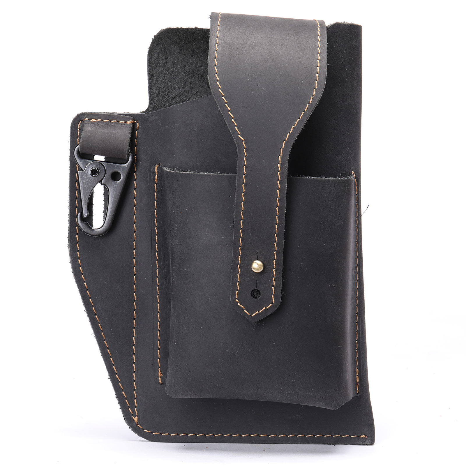 Crazy Horse Leather Phone Hols - Edc Carry Belt Leather บทวิจารณ์และราคา