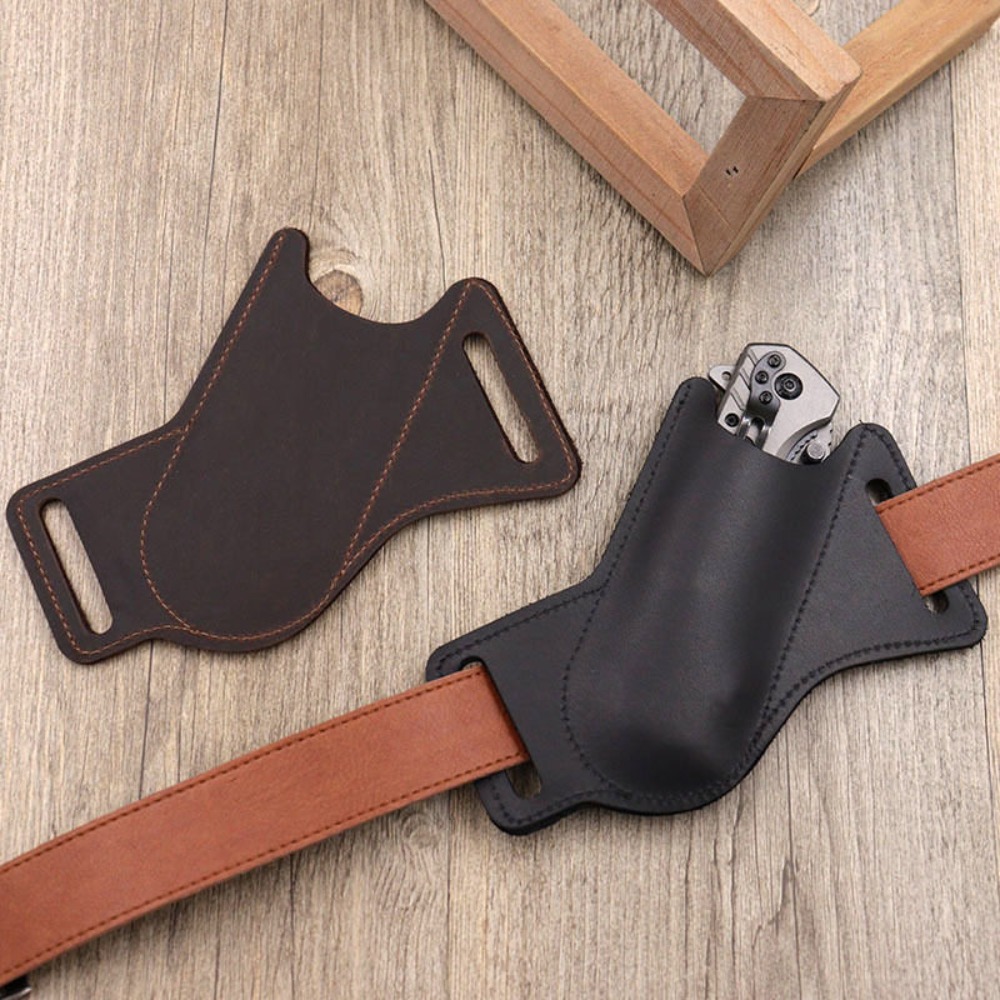 EDC Molle Pouch Universal Wais - Edc Carry Belt Leather บทวิจารณ์และราคา