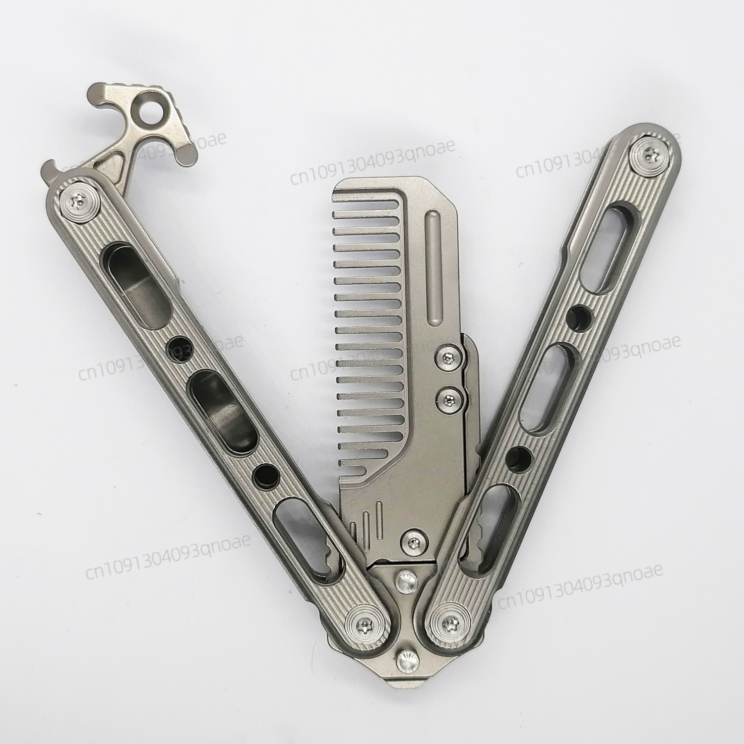 Titanium Alloy Comb EDC Pocket - Comb Pocket Titanium บทวิจารณ์และราคา