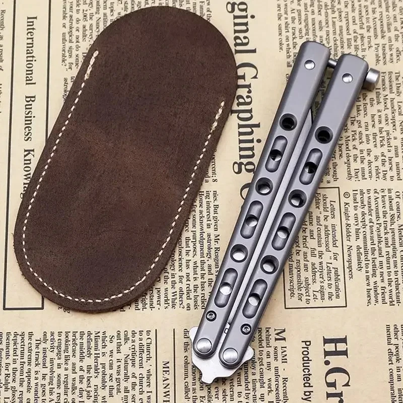 Leather small knife cover carr - Edc Pocket Carry Fixed Blade บทวิจารณ์และราคา
