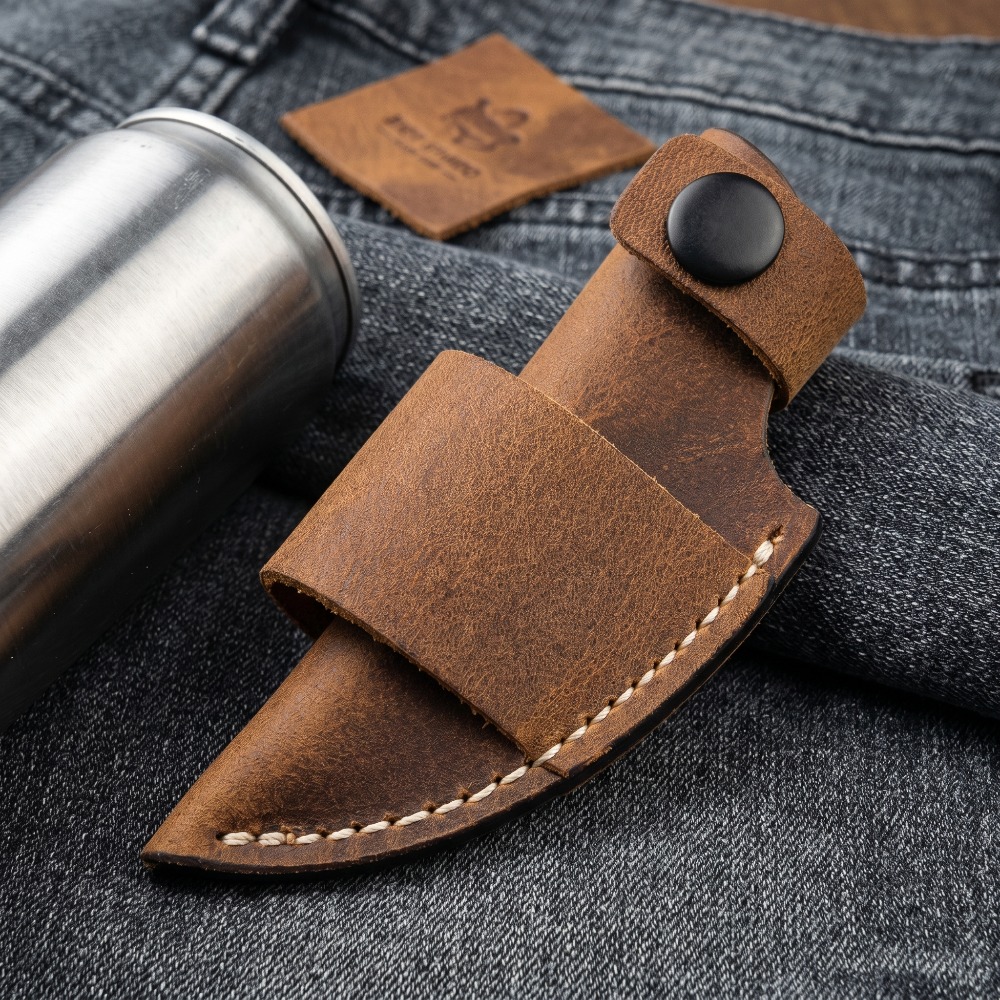 Vintage Leather Knife Sheath 1 - Edc Carry Belt Leather บทวิจารณ์และราคา