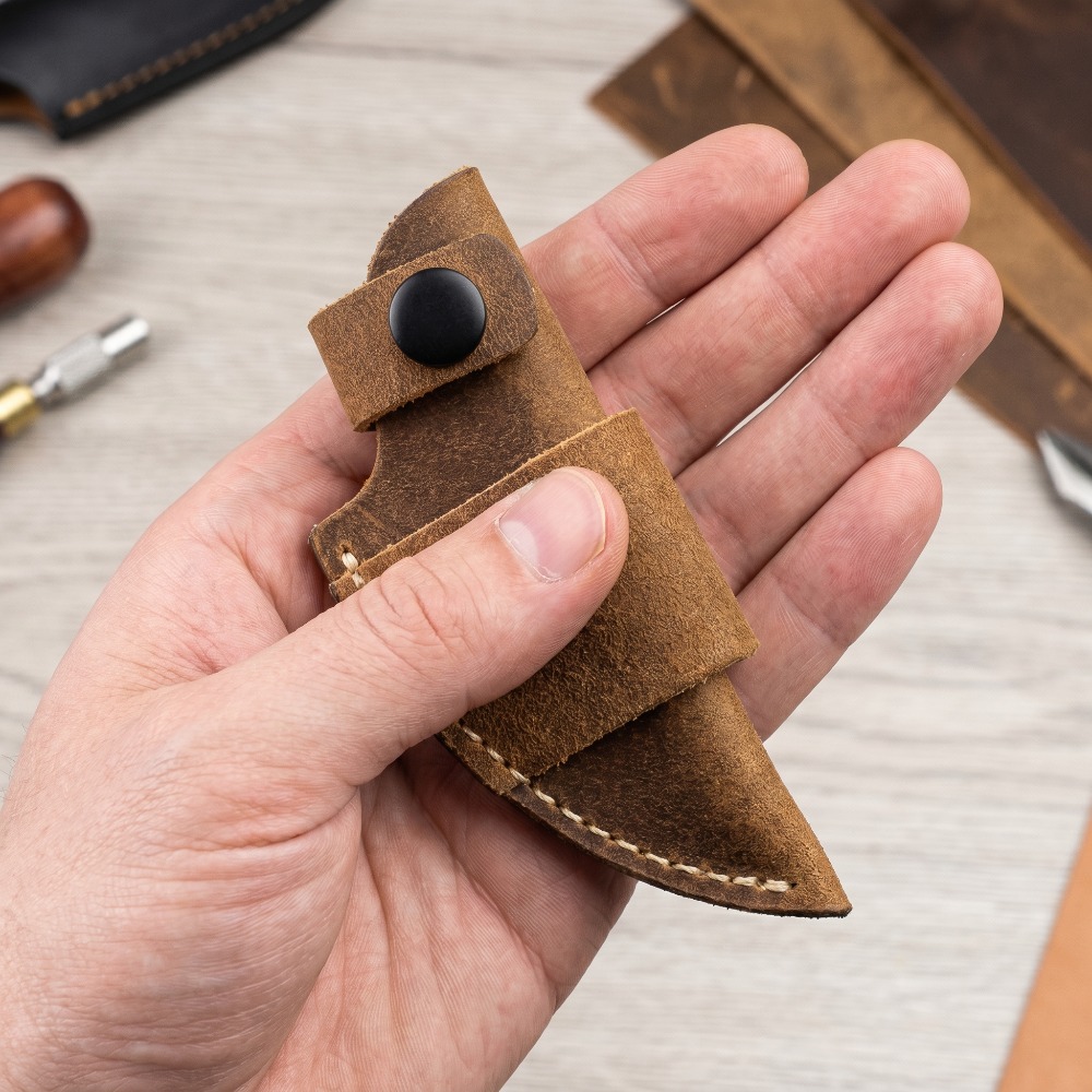 Vintage Leather Knife Sheath 1 - Edc Carry Belt Leather บทวิจารณ์และราคา