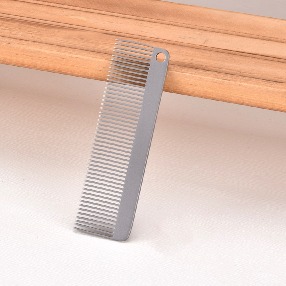 Titanium Comb  Portable Campin - Comb Pocket Titanium บทวิจารณ์และราคา
