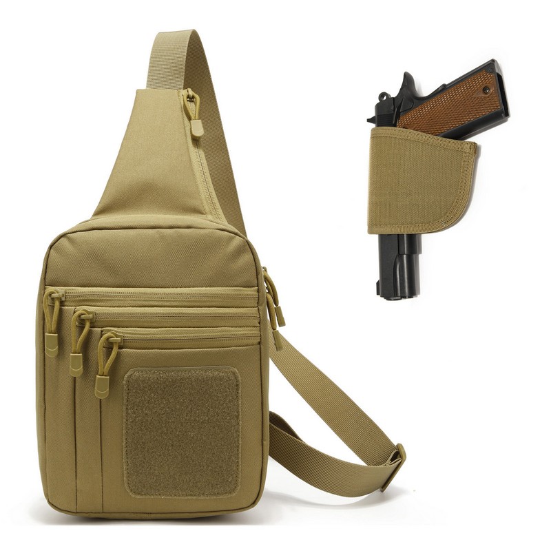 New Tactical Chest Bag Pistol  - Edc Concealed Carry Holster บทวิจารณ์และราคา
