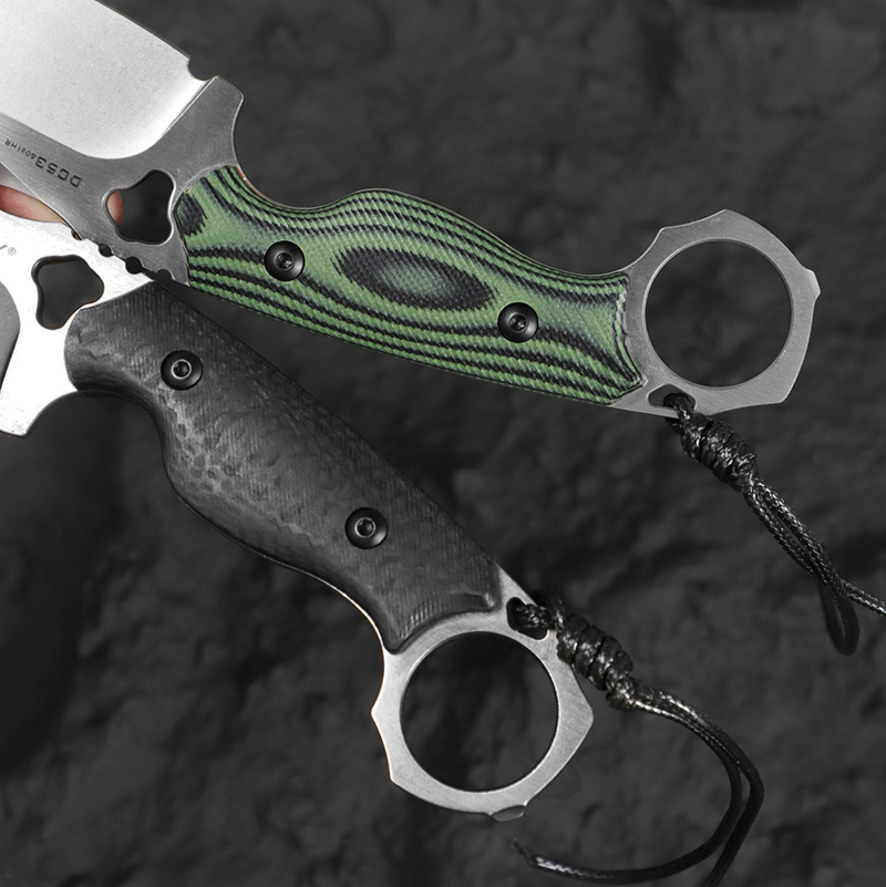 High-hardness DC53 steel strai - Edc Fixed Blade Deep Carry บทวิจารณ์และราคา