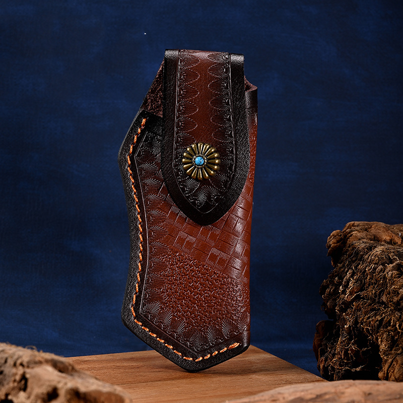Handcrafted leather knife shea - Edc Carry Belt Leather บทวิจารณ์และราคา