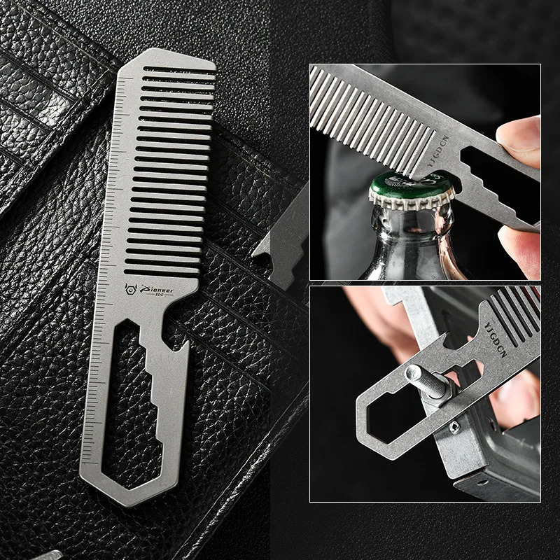 New Titanium Alloy Comb Multi  - Comb Pocket Titanium บทวิจารณ์และราคา