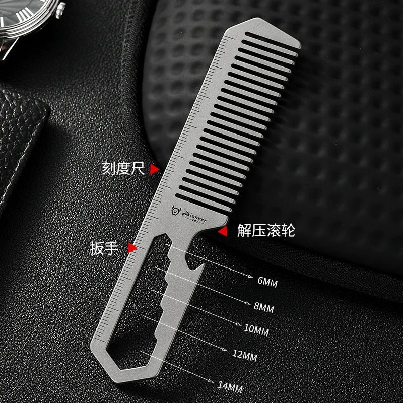 New Titanium Alloy Comb Multi  - Comb Pocket Titanium บทวิจารณ์และราคา