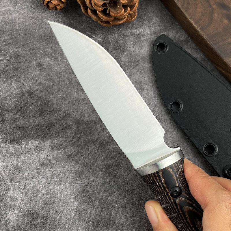 Straight Knife D2 Blade G10 Ha - Edc Fixed Blade Deep Carry บทวิจารณ์และราคา