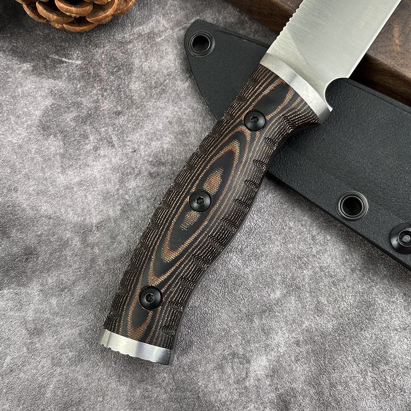 Straight Knife D2 Blade G10 Ha - Edc Fixed Blade Deep Carry บทวิจารณ์และราคา
