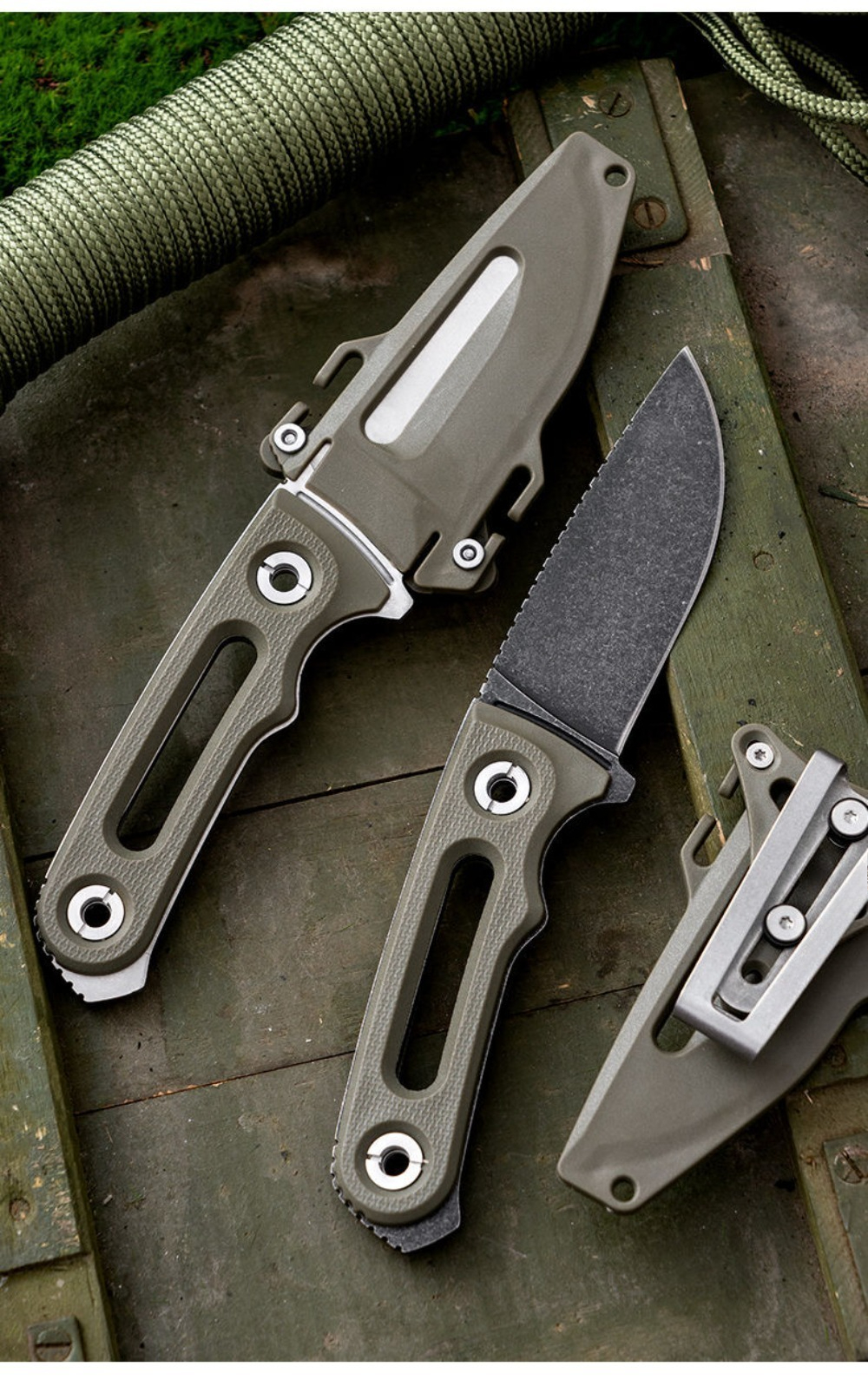 FX Portable Fixed Blade Knife  - Edc Fixed Blade Deep Carry บทวิจารณ์และราคา