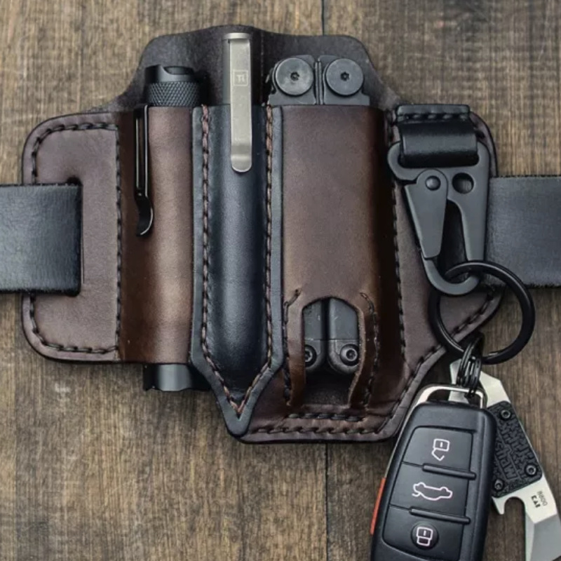 Genuine Leather Edc Tactical M - Edc Carry Belt Leather บทวิจารณ์และราคา