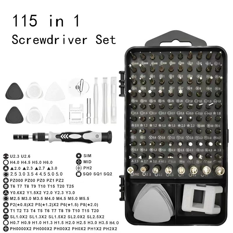 115-in-1 Screwdriver Set, Mult - Micro Screwdriver Kit บทวิจารณ์และราคา