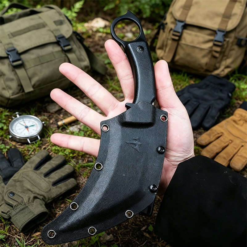 Claw Knife D2 Blade G10 Handle - Edc Fixed Blade Deep Carry บทวิจารณ์และราคา