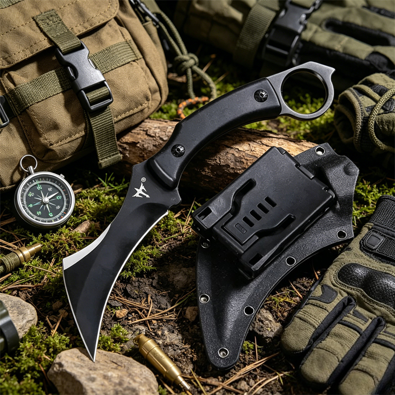 Claw Knife D2 Blade G10 Handle - Edc Fixed Blade Deep Carry บทวิจารณ์และราคา