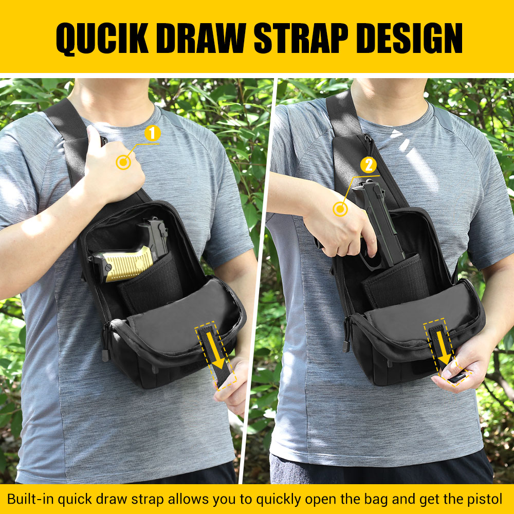 Tactical Pistol Gun Bag Concea - Edc Concealed Carry Holster บทวิจารณ์และราคา