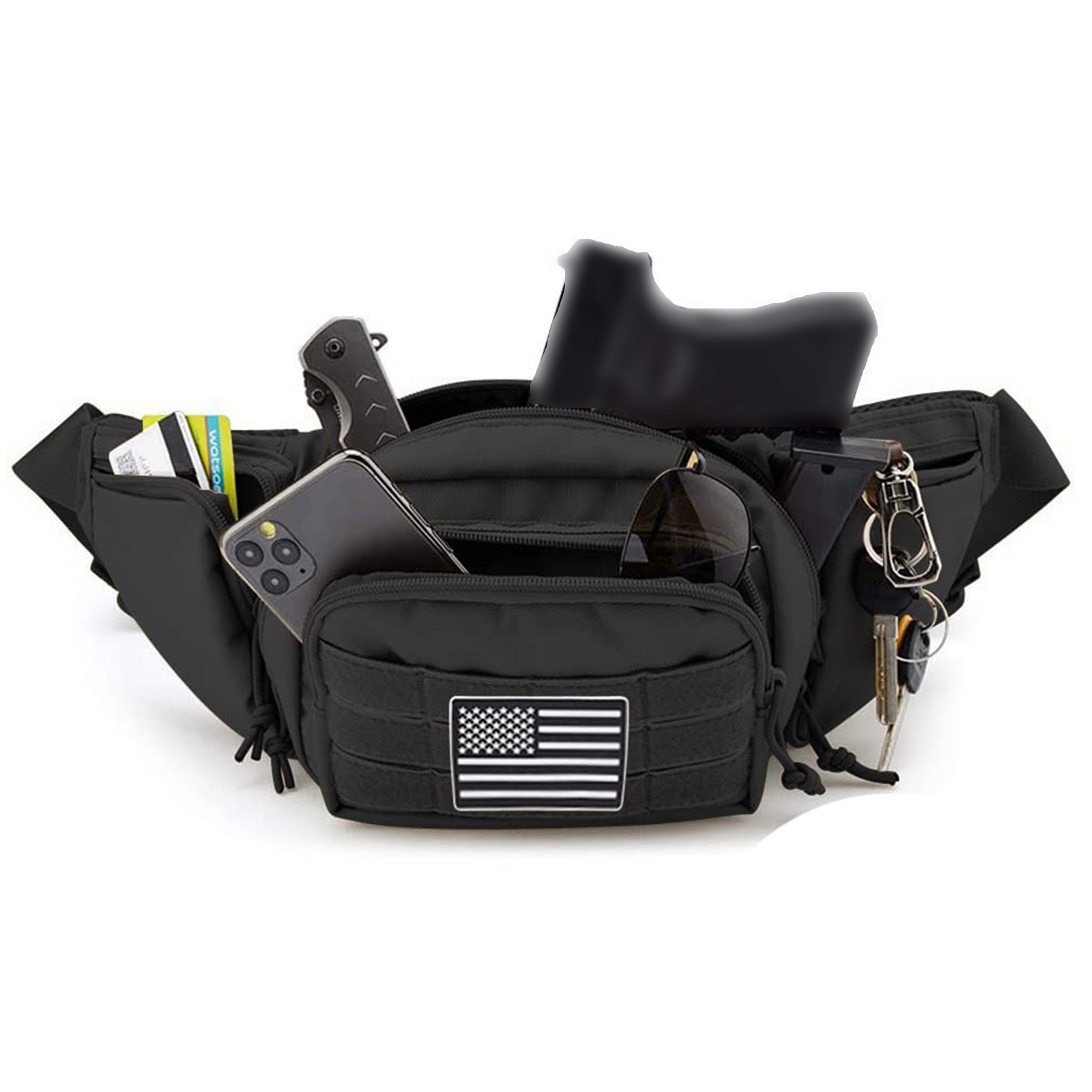 Tactical Fanny Pack Gun Holste - Edc Concealed Carry Holster บทวิจารณ์และราคา