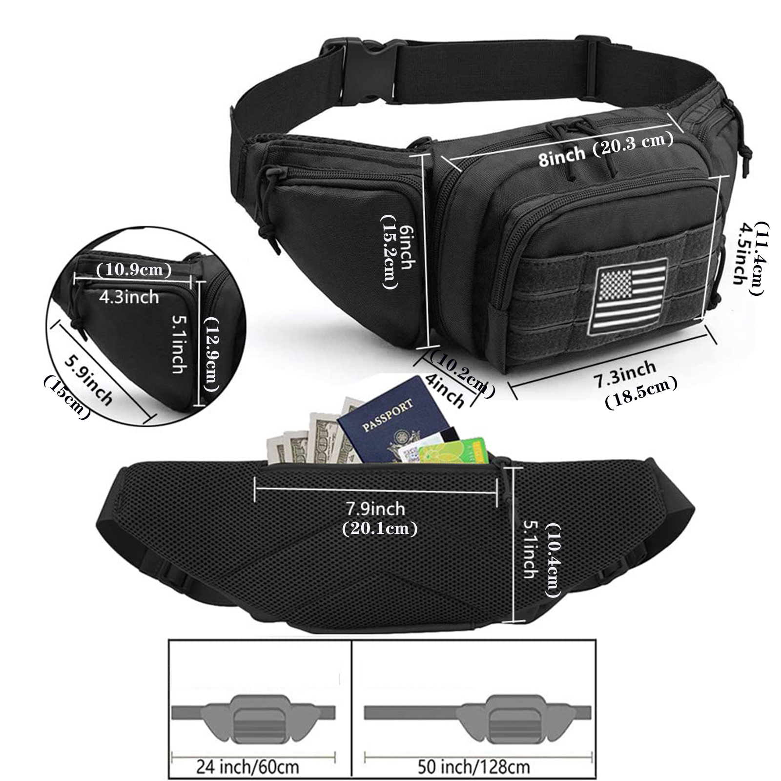 Tactical Fanny Pack Gun Holste - Edc Concealed Carry Holster บทวิจารณ์และราคา