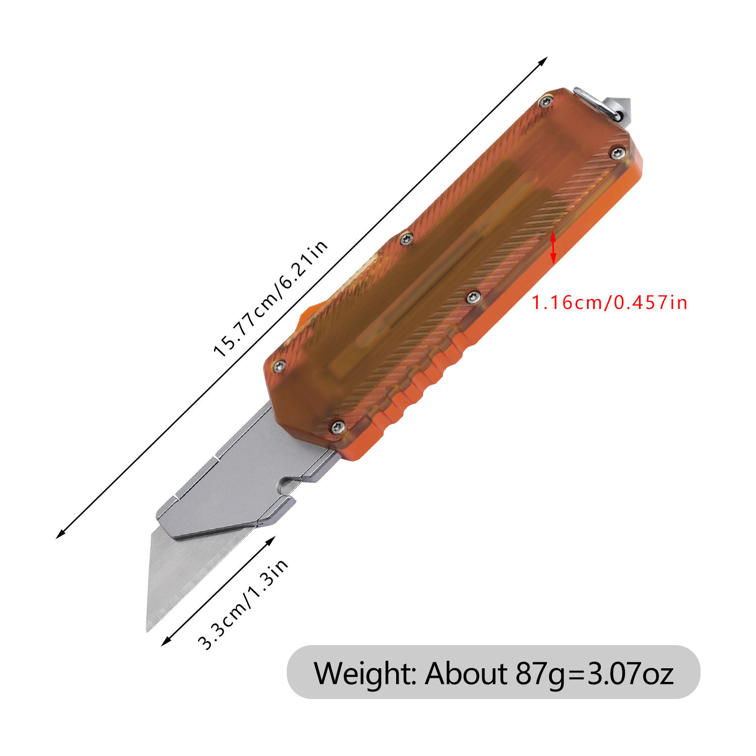 Two-piece aluminum alloy combi - Edc (Every Day Carry บทวิจารณ์และราคา
