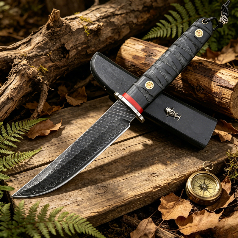 High Hardness VG10 Damascus Bl - Edc Pocket Carry Fixed Blade บทวิจารณ์และราคา