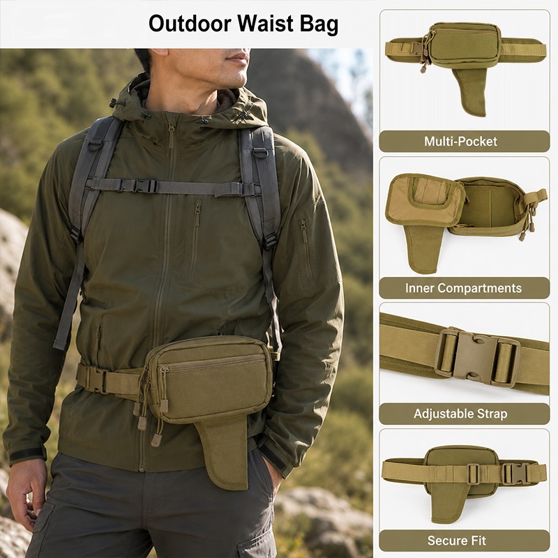 Multifunctional Waist Bag Nylo - Edc Concealed Carry Holster บทวิจารณ์และราคา