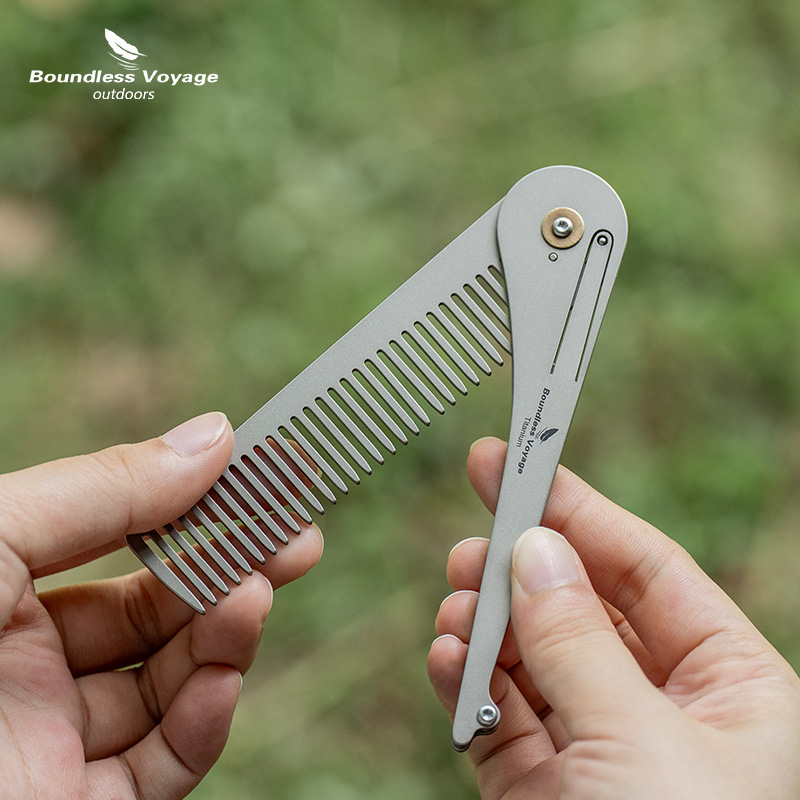 Pure Titanium Foldable Hair Co - Comb Pocket Titanium บทวิจารณ์และราคา