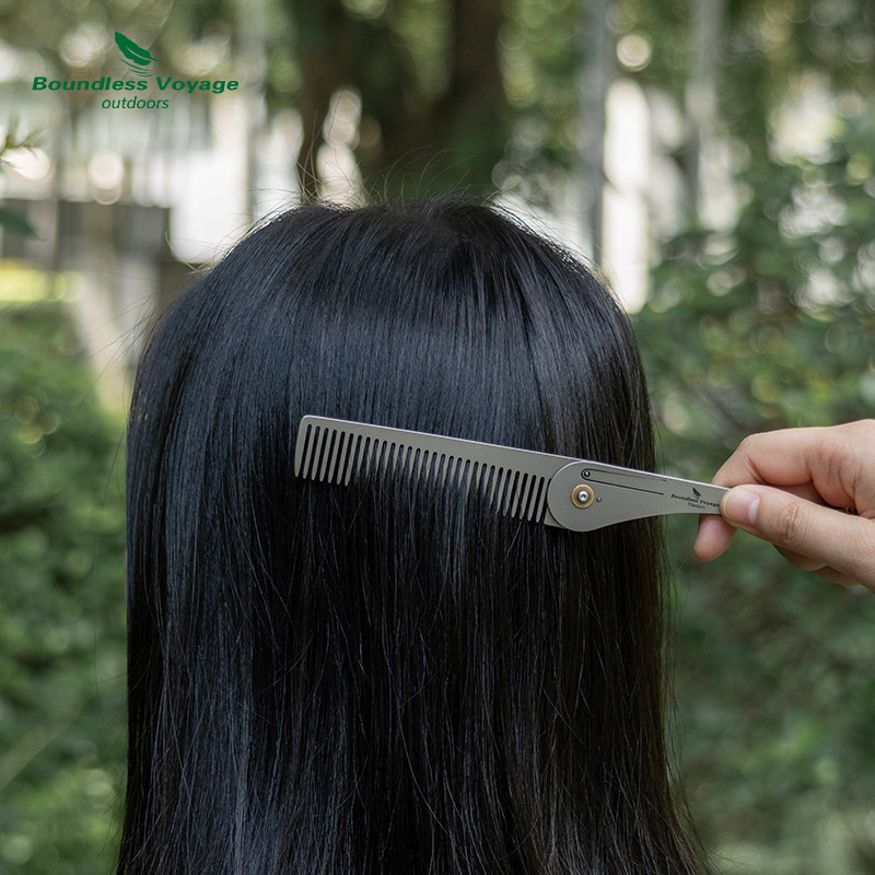Pure Titanium Foldable Hair Co - Comb Pocket Titanium บทวิจารณ์และราคา