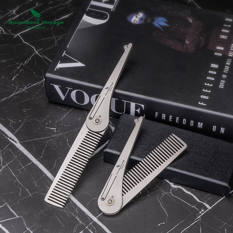 Pure Titanium Foldable Hair Co - Comb Pocket Titanium บทวิจารณ์และราคา