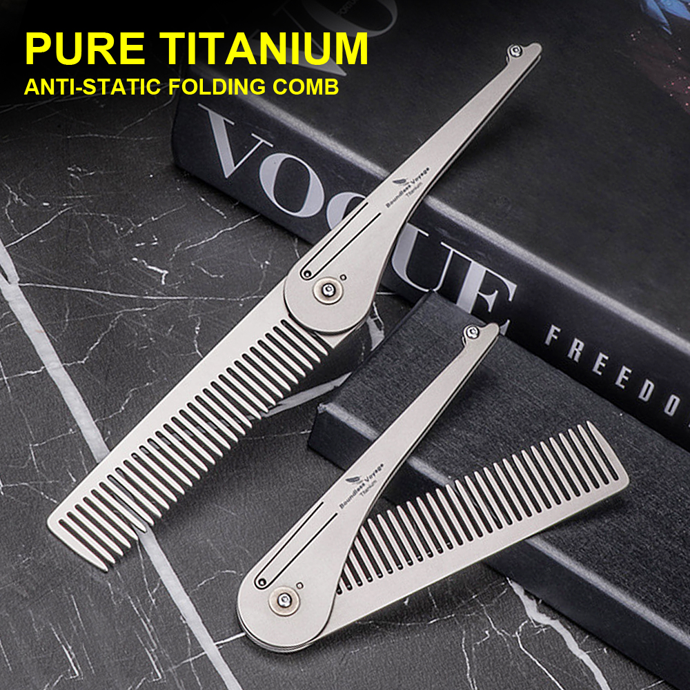 Pure Titanium Anti-Static Fold - Comb Pocket Titanium บทวิจารณ์และราคา