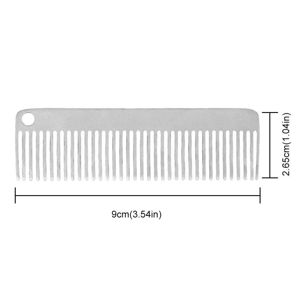Portable Comb Small Titanium C - Comb Pocket Titanium บทวิจารณ์และราคา